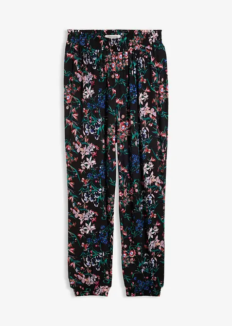 Pantaloni alla turca in misto viscosa, bonprix