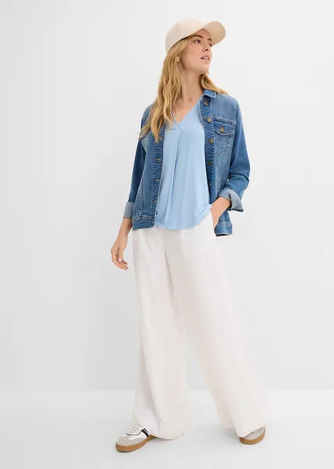 Top in misto viscosa morbido, bonprix