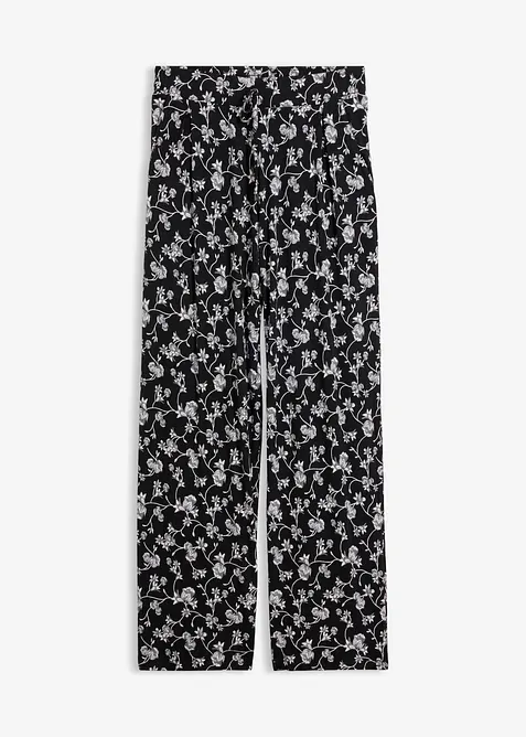 Pantaloni a palazzo in misto viscosa, bonprix