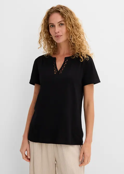 Maglia con scollo particolare, bonprix