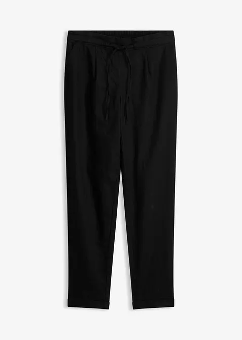 Pantaloni in misto lino, bonprix
