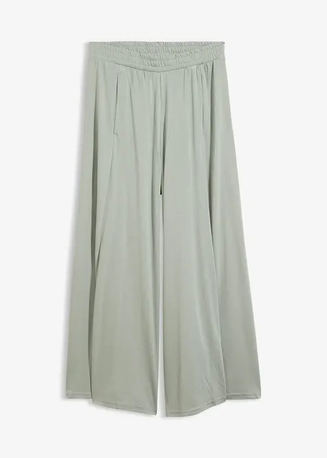 Pantaloni culotte in jersey con gambe larghe, bonprix