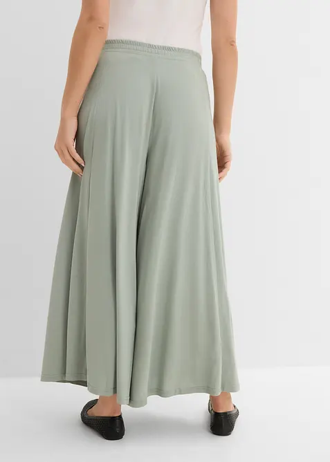 Pantaloni culotte in jersey con gambe larghe, bonprix