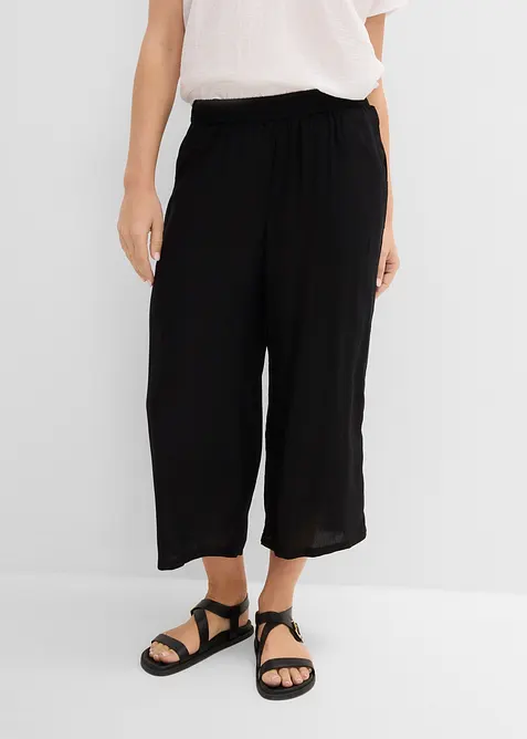 Pinocchietti in viscosa con comodo elastico in vita, bonprix