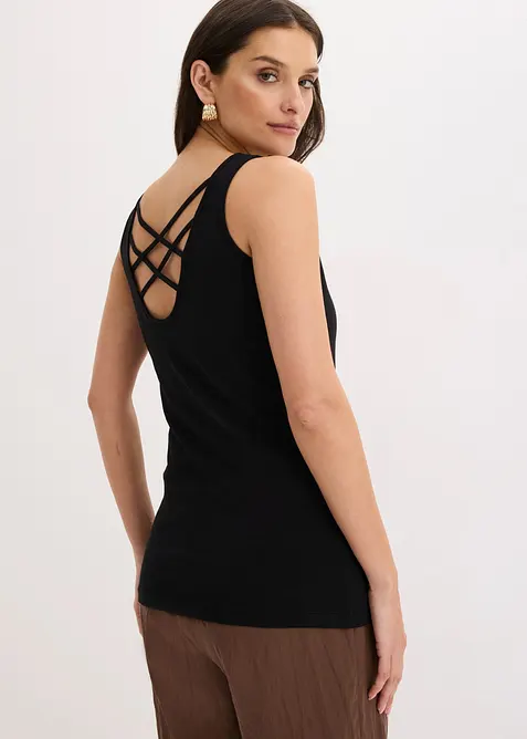 Top in jersey in puro cotone biologico, bonprix