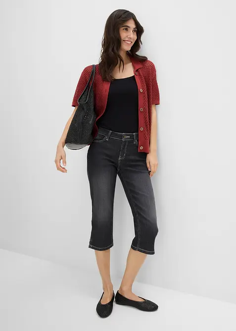 Jeans capri (pacco da 2), bonprix