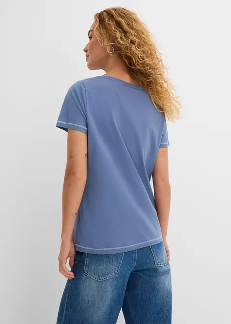 T-shirt in puro cotone, bonprix