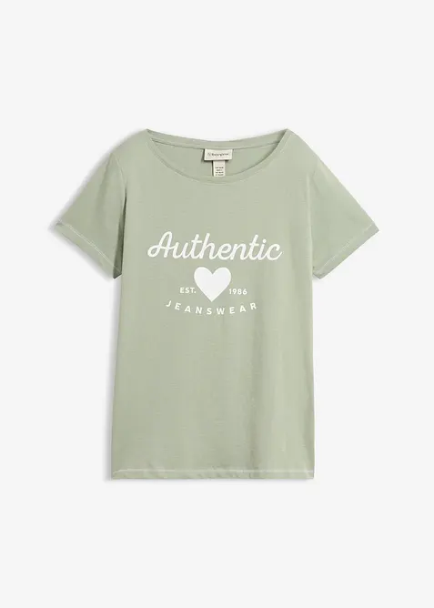 T-shirt in puro cotone, bonprix