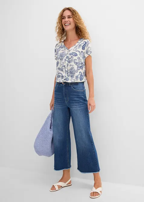 Blusa a maniche corte, bonprix