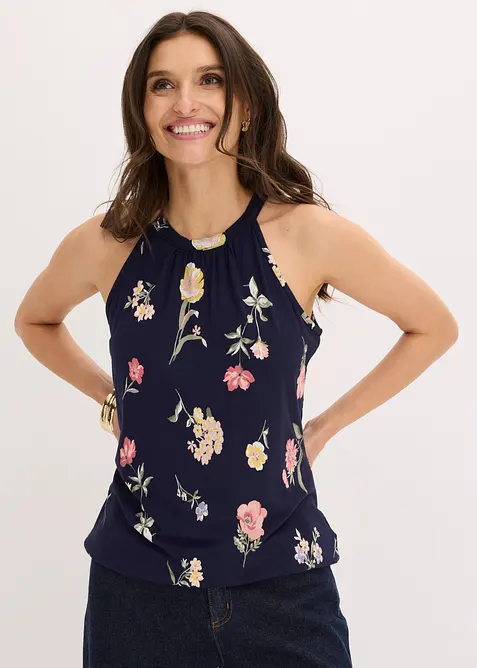 Top in misto viscosa, bonprix