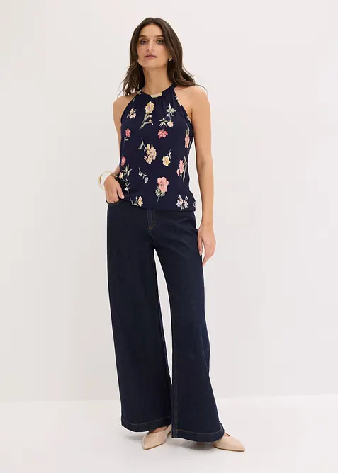 Top in misto viscosa, bonprix