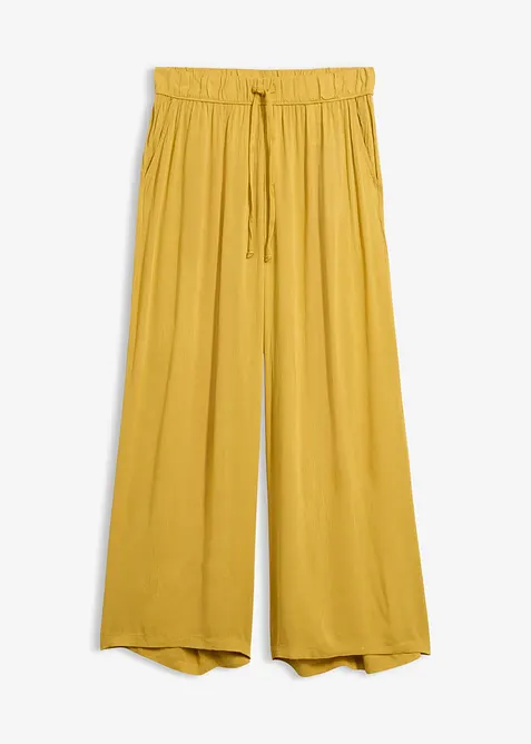 Pantaloni larghi in viscosa fluente, bonprix