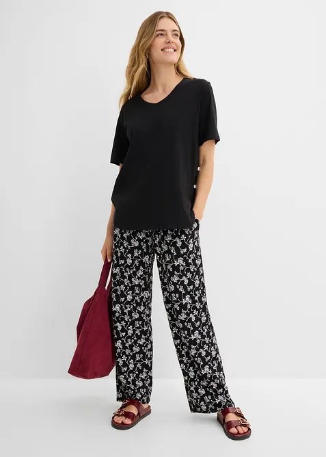 T-shirt larga in cotone biologico, bonprix