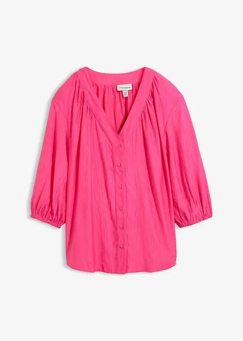 Blusa oversize in misto viscosa morbido, bonprix