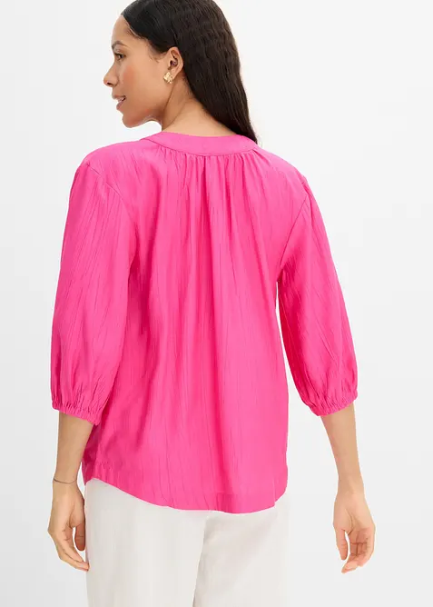 Blusa oversize in misto viscosa morbido, bonprix