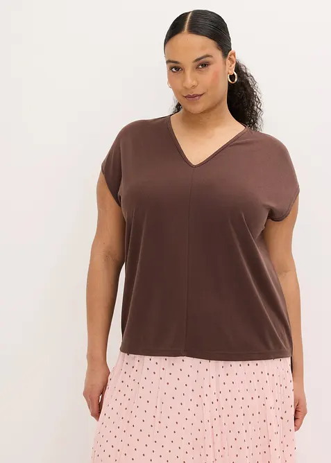 Maglia in piquet di viscosa, bonprix