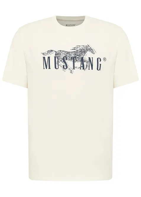 T-shirt Austing Mustang in puro cotone biologico, Mustang Jeans
