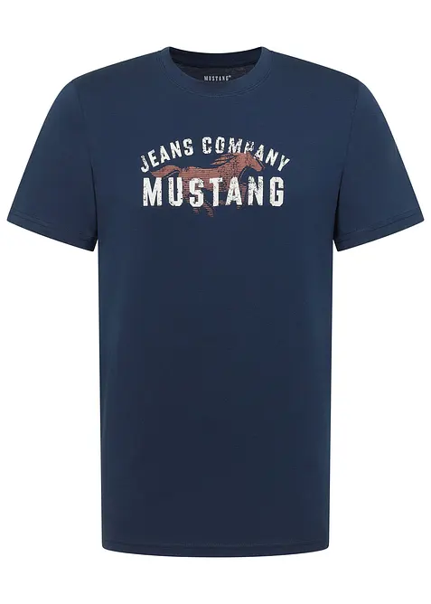 T-shirt Austing Mustang in puro cotone biologico, Mustang Jeans