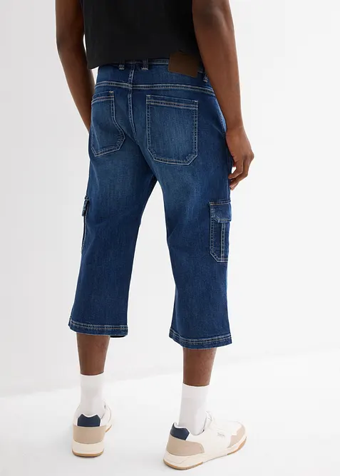 Jeans cargo a pinocchietto regular fit, straight, bonprix
