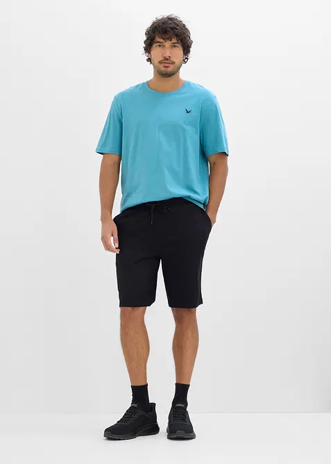 T-shirt e pantaloni corti in maglina (set 2 pezzi), bonprix