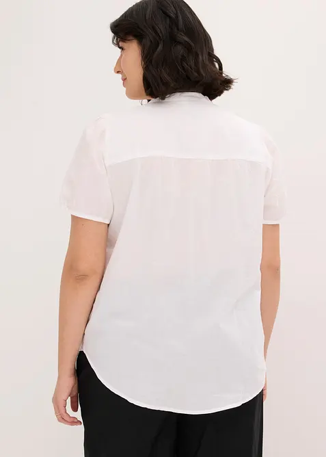 Camicetta con ricami traforati, bonprix