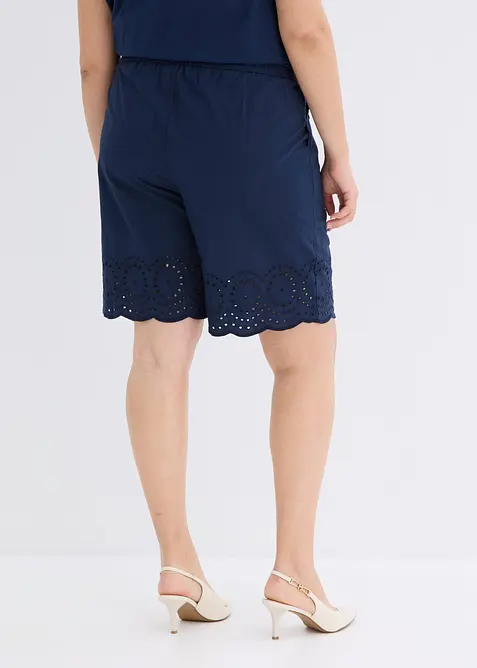 Shorts in puro cotone con elastico in vita, bonprix