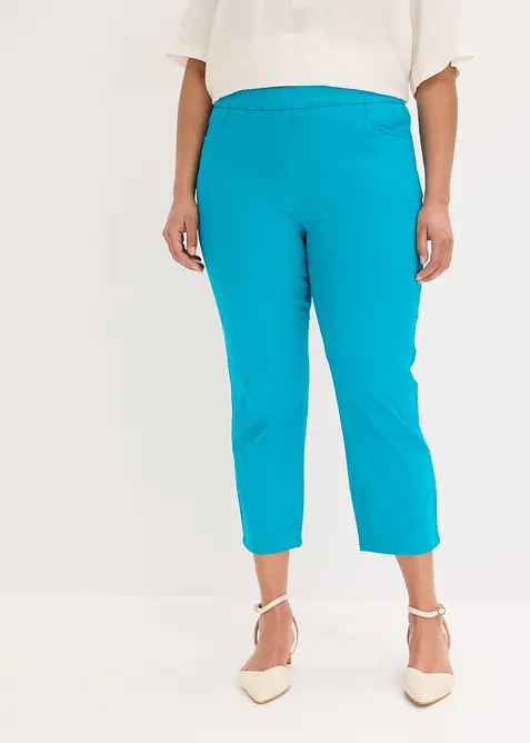 Pantaloni cropped elasticizzati, bonprix