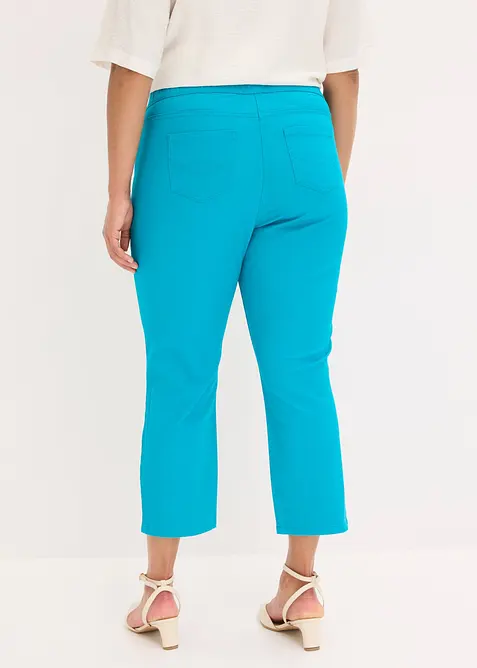Pantaloni cropped elasticizzati, bonprix