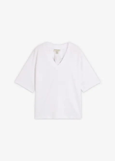 T-shirt oversize in puro cotone biologico, bonprix