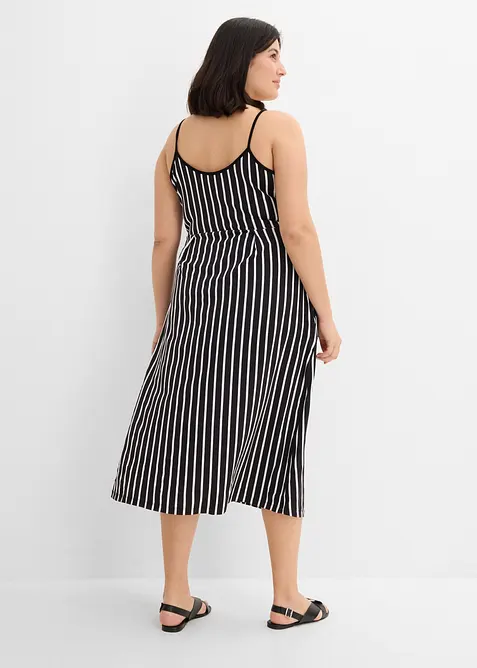 Abito midi in morbido misto viscosa e elastan, bonprix