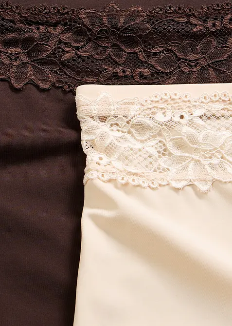 Culotte con effetto modellante leggero (pacco da 2), bonprix