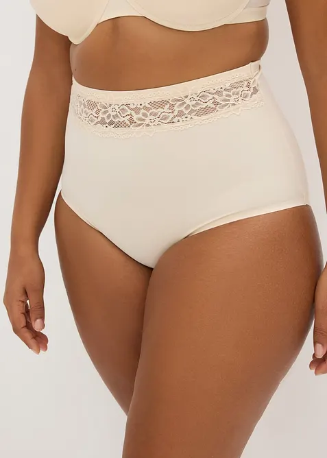 Culotte con effetto modellante leggero (pacco da 2), bonprix