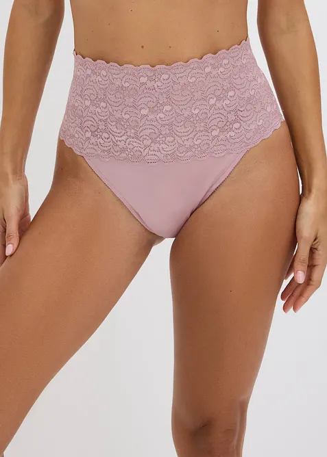 Perizoma con effetto modellante medio (pacco da 2), bonprix