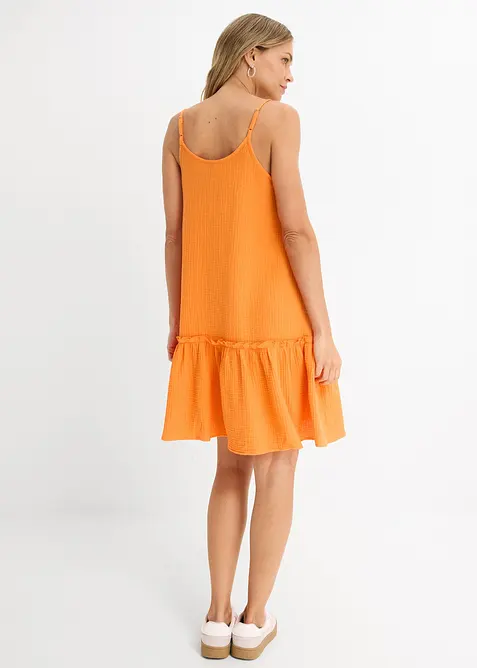 Abito in mussola con spalline, bonprix