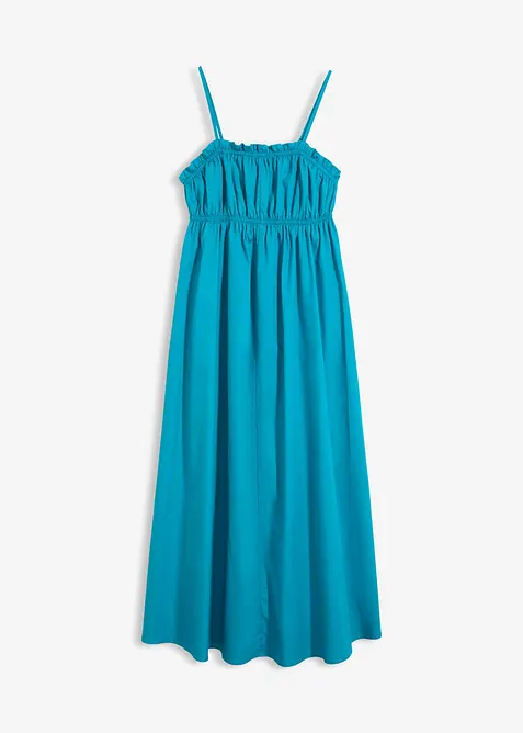 Abito con spalline in puro cotone biologico, bonprix