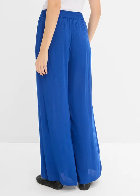 Pantaloni in viscosa fluida con elastico in vita, bonprix