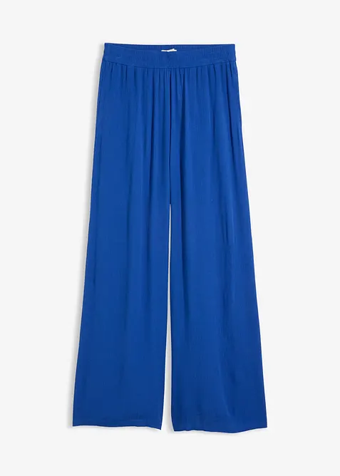 Pantaloni in viscosa fluida con elastico in vita, bonprix