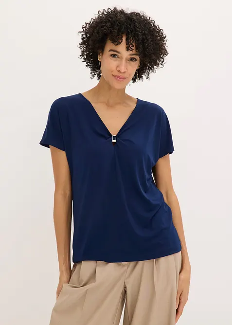 Maglia con anello decorativo, bonprix