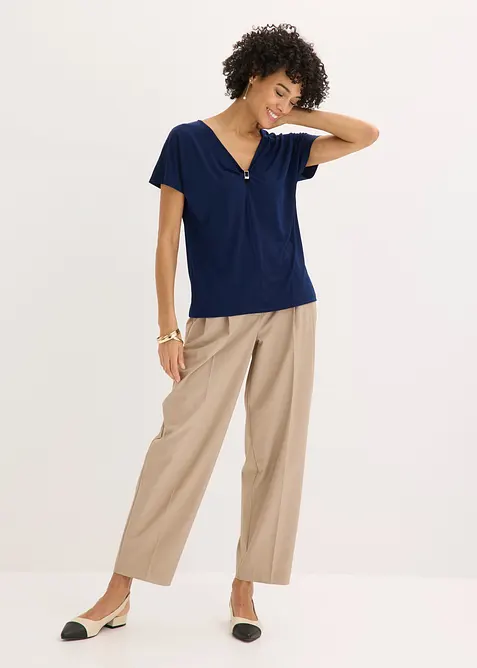 Maglia con anello decorativo, bonprix