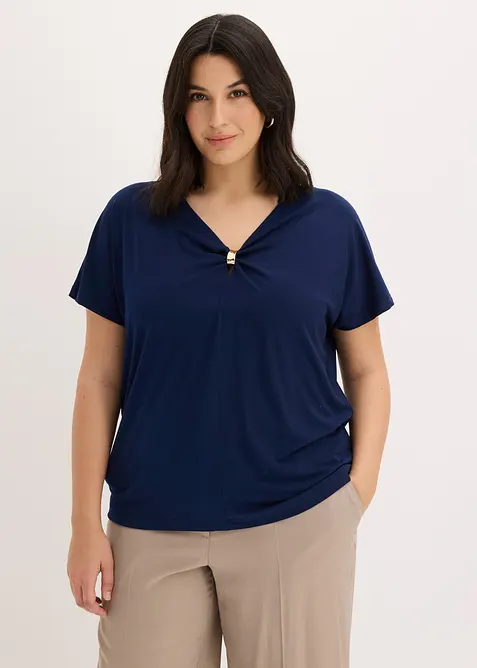 Maglia con anello decorativo, bonprix