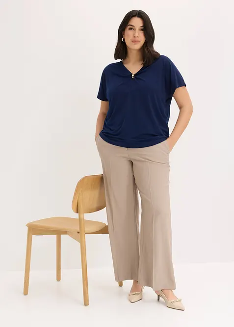 Maglia con anello decorativo, bonprix