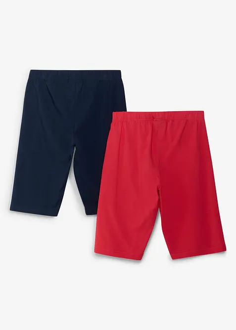 Ciclisti in misto cotone biologico elasticizzato (pacco da 2), bonprix