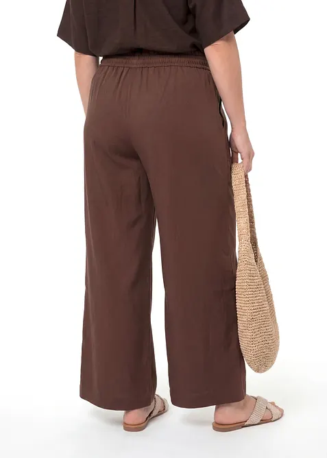 Pantaloni culotte in misto lyocell fluido, bonprix