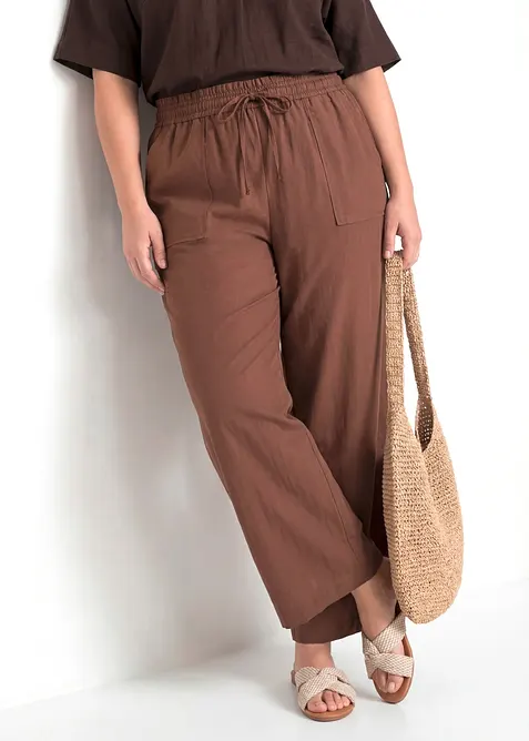 Pantaloni culotte in misto lyocell fluido, bonprix