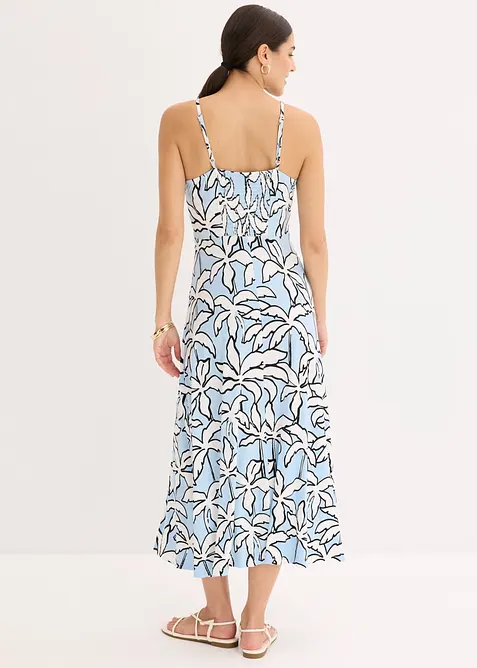 Abito lungo con inserto in pizzo, bonprix