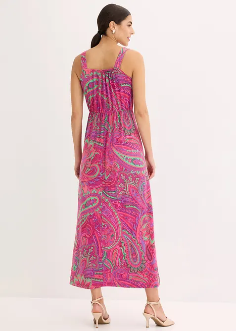 Abito lungo con pietruzze decorative, bonprix