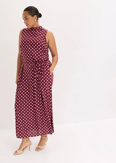 Abito lungo in misto viscosa fluido, bonprix