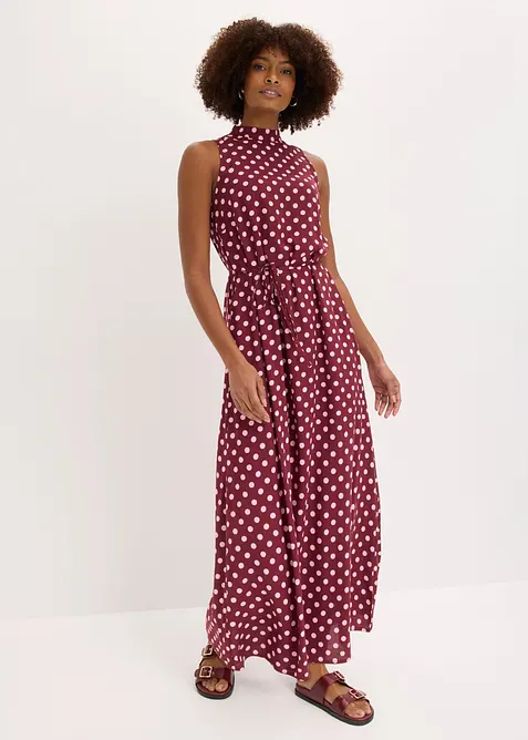 Abito lungo in misto viscosa fluido, bonprix