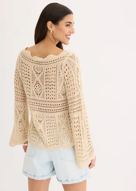 Maglia traforata, bonprix