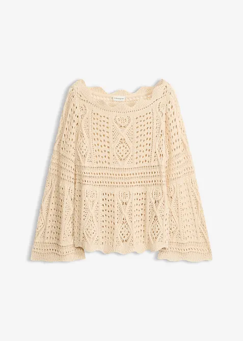 Maglia traforata, bonprix